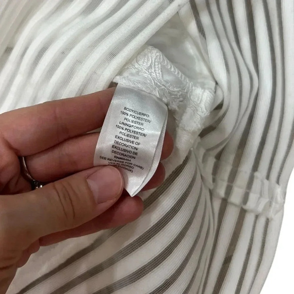 Sandra Darren Whitee Fit & Flare Crochet Dress 6 - Picture 4 of 4